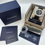 Panerai Luminor Submersible 1950 3 Days Automatic PAM02305 (2023) - Zwart wijzerplaat 47mm Titanium (2/8)