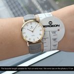 Rolex Cellini 4112 (1990) - White dial 32 mm Yellow Gold case (2/8)