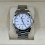 Rolex Datejust 41 126300 (2024) - Wit wijzerplaat 41mm Staal (5/8)