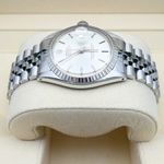 Rolex Datejust 1603 (1976) - Zilver wijzerplaat 36mm Staal (3/6)