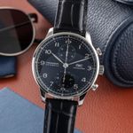 IWC Portuguese Chronograph IW371609 (Unknown (random serial)) - Black dial 41 mm Steel case (3/8)