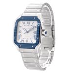 Cartier Santos WSSA0047 (2020) - Grey dial 40 mm Steel case (6/8)