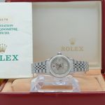Rolex Lady-Datejust 69174 (1989) - Silver dial 26 mm Steel case (3/8)