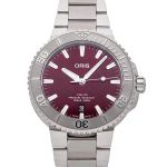 Oris Aquis Date 01 733 7766 4158-07 8 22 05PEB (2024) - Red dial 42 mm Steel case (1/2)