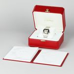 Cartier Santos Galbée 1565 (2000) - White dial 24 mm Gold/Steel case (8/8)
