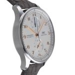 IWC Portuguese Chronograph IW371604 (2020) - Zilver wijzerplaat 41mm Staal (7/8)