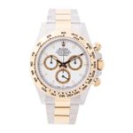 Rolex Daytona 126503 (2024) - White dial 40 mm Gold/Steel case (1/8)