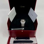 Cartier Santos WSSA0082 (Unknown (random serial)) - Silver dial 27 mm Steel case (3/8)