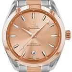 Omega Seamaster Aqua Terra 220.20.34.20.10.001 (2025) - Pink dial 34 mm Gold/Steel case (1/1)