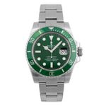 Rolex Submariner Date 116610LV (2012) - Groen wijzerplaat 40mm Staal (1/4)