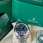 Rolex Datejust 41 126300 (2023) - Blauw wijzerplaat 41mm Staal (7/7)