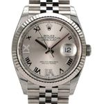 Rolex Datejust 36 126234 (2020) - Silver dial 36 mm Steel case (1/8)