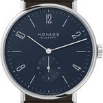NOMOS Tangente 38 166 (2026) - Blauw wijzerplaat 38mm Staal (1/1)