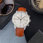 IWC Portuguese Chronograph IW371445 (Unknown (random serial)) - Silver dial 41 mm Steel case (1/8)