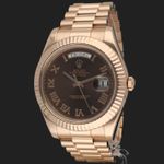 Rolex Day-Date II 218235 (2013) - 41 mm Rose Gold case (1/8)