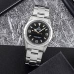 Rolex Explorer 14270 (Unknown (random serial)) - Black dial 36 mm Steel case (1/8)