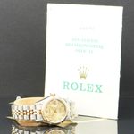 Rolex Lady-Datejust 69173 (1991) - Gold dial 26 mm Gold/Steel case (5/7)