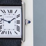 Cartier Tank WSTA0138 (2026) - Silver dial 34 mm Steel case (5/8)