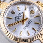 Rolex Lady-Datejust 69173 (1993) - Silver dial 26 mm Gold/Steel case (2/8)