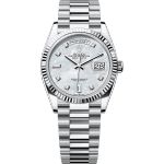 Rolex Day-Date 36 128236 (2025) - Roze wijzerplaat 36mm Platina (1/1)