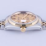 Rolex Datejust 36 16233 (1989) - Champagne dial 36 mm Gold/Steel case (6/8)