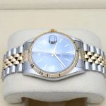 Rolex Datejust 36 16233 (1998) - Blue dial 36 mm Gold/Steel case (3/6)