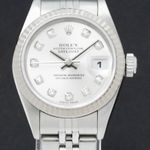 Rolex Lady-Datejust 79174 (2004) - Zilver wijzerplaat 26mm Staal (1/7)