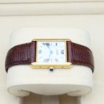 Cartier Tank Vermeil 590005 (Unknown (random serial)) - White dial 23 mm Silver case (3/7)