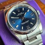 Rolex Oyster Perpetual 34 114200 (2020) - Blue dial 34 mm Steel case (5/5)