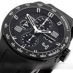 Porsche Design Flat Six P6341.13.44.1169 (2008) - Zwart wijzerplaat 45mm Titanium (2/4)