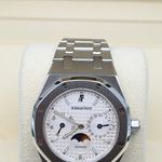 Audemars Piguet Royal Oak Day-Date 25594ST (2004) - Wit wijzerplaat 36mm Staal (7/9)