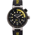 Louis Vuitton Unknown QA122Z (Unknown (random serial)) - Black dial 44 mm Steel case (1/8)