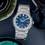 Hublot Classic Fusion Blue 510.NX.7170.NX (Onbekend (willekeurig serienummer)) - Blauw wijzerplaat 45mm Titanium (1/8)