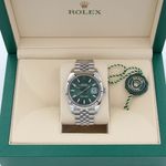 Rolex Datejust 41 126334 (2022) - Groen wijzerplaat 41mm Staal (1/7)