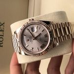 Rolex Day-Date 40 228235 (Onbekend (willekeurig serienummer)) - Roze wijzerplaat 40mm Roségoud (4/8)