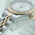Rolex Lady-Datejust 69173 (1994) - Wit wijzerplaat 26mm Goud/Staal (5/8)