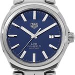 TAG Heuer Link Calibre 5 WBC2112.BA0603 (2018) - Blue dial 41 mm Steel case (2/5)