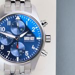 IWC Pilot Chronograph IW388102 (2026) - Blauw wijzerplaat 41mm Staal (5/8)
