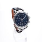 IWC Da Vinci Chronograph IW393402 (Unknown (random serial)) - Blue dial 42 mm Steel case (4/8)
