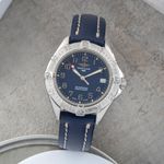 Breitling Colt Automatic A17035 (1995) - Blue dial 38 mm Steel case (1/8)