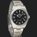 Rolex Explorer 124270 (2021) - Zwart wijzerplaat 36mm Staal (4/8)