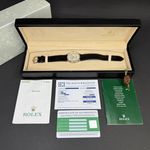 Rolex Cellini 5116 (2001) - Silver dial 32 mm White Gold case (3/8)