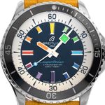 Breitling Superocean 42 A17375211B2S4 (2025) - Zwart wijzerplaat 43mm Staal (1/7)