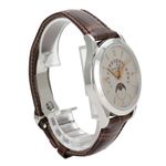 Patek Philippe Perpetual Calendar 5496P-015 (2021) - Silver dial 39 mm Platinum case (4/8)