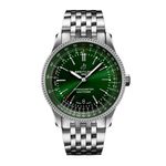 Breitling Navitimer A17326361L1A1 (2024) - Groen wijzerplaat 41mm Staal (1/5)