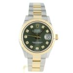 Rolex Datejust 31 278273 (2021) - Groen wijzerplaat 31mm Goud/Staal (1/7)