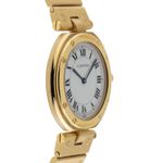 Cartier Santos 8191 (1982) - Wit wijzerplaat 27mm Geelgoud (5/8)