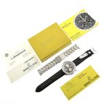 Breitling Chrono-Matic 1806 (1972) - Zwart wijzerplaat 49mm Staal (3/8)