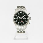 IWC Pilot Chronograph IW388113 (2024) - Zwart wijzerplaat 41mm Staal (1/1)