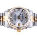 Rolex Datejust 31 68273 (1988) - Silver dial 31 mm Gold/Steel case (6/8)